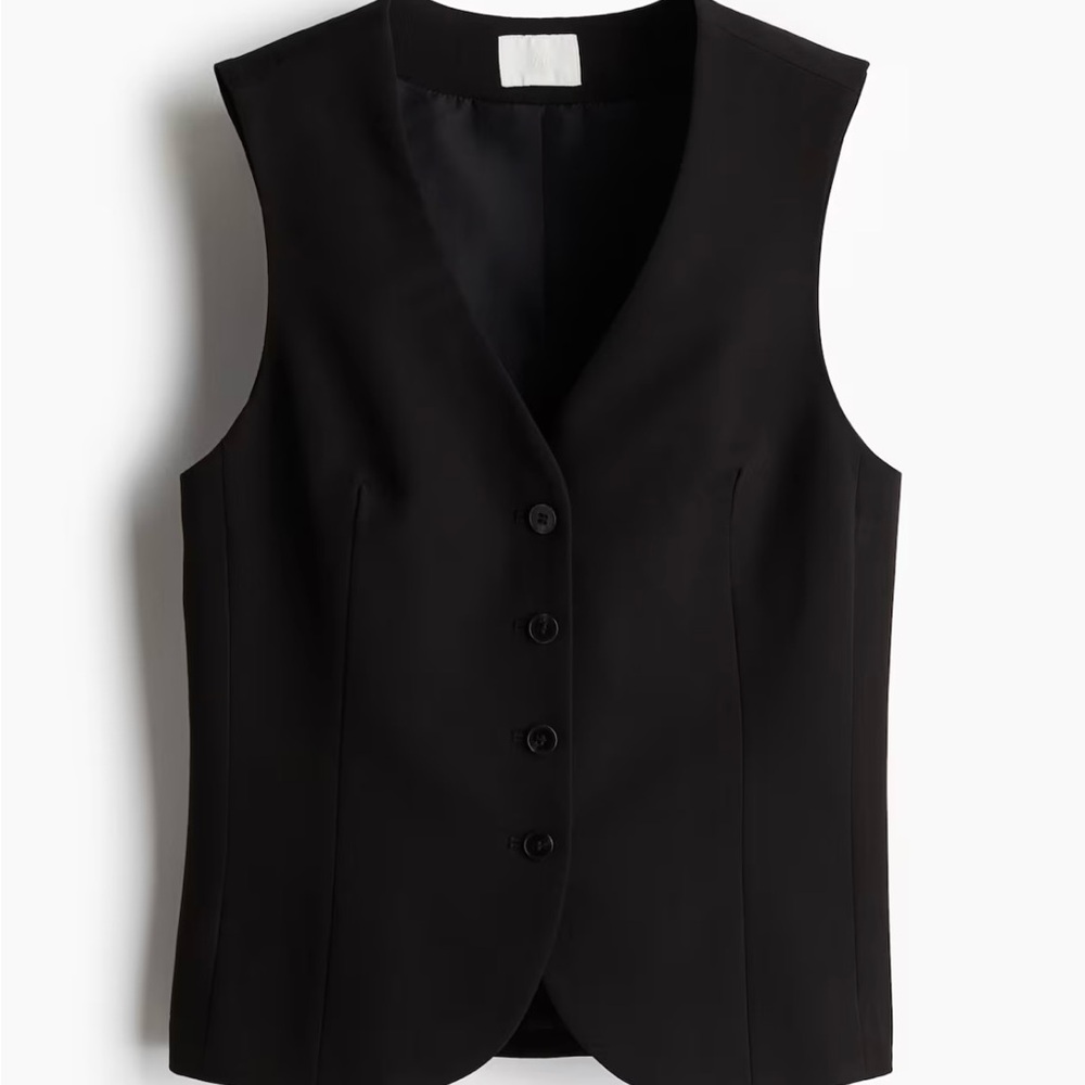 H&M Black Sleeveless Vest Top